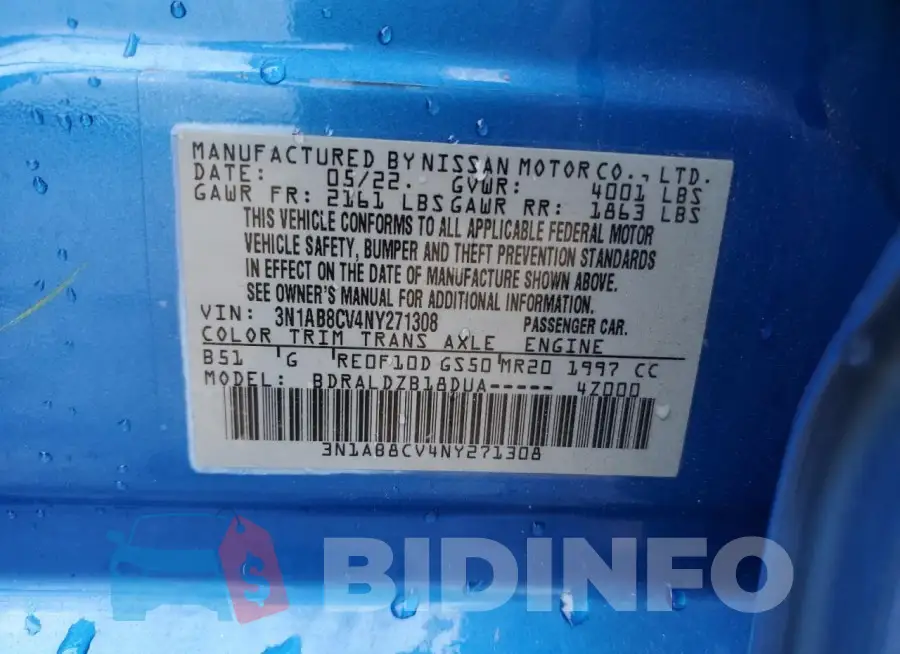 3N1AB8CV4NY271308 Photo# 13