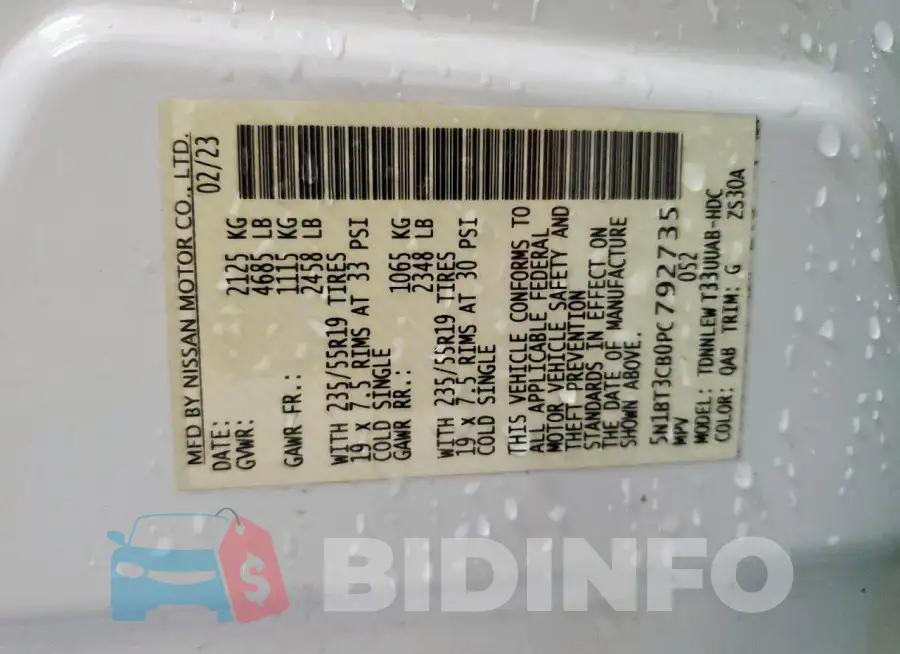 5N1BT3CB0PC792735 Photo# 14