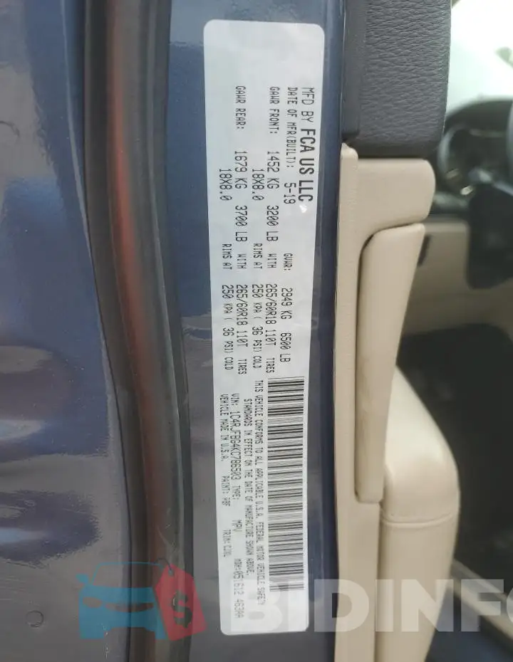 1C4RJFBG4KC786503 Photo# 14