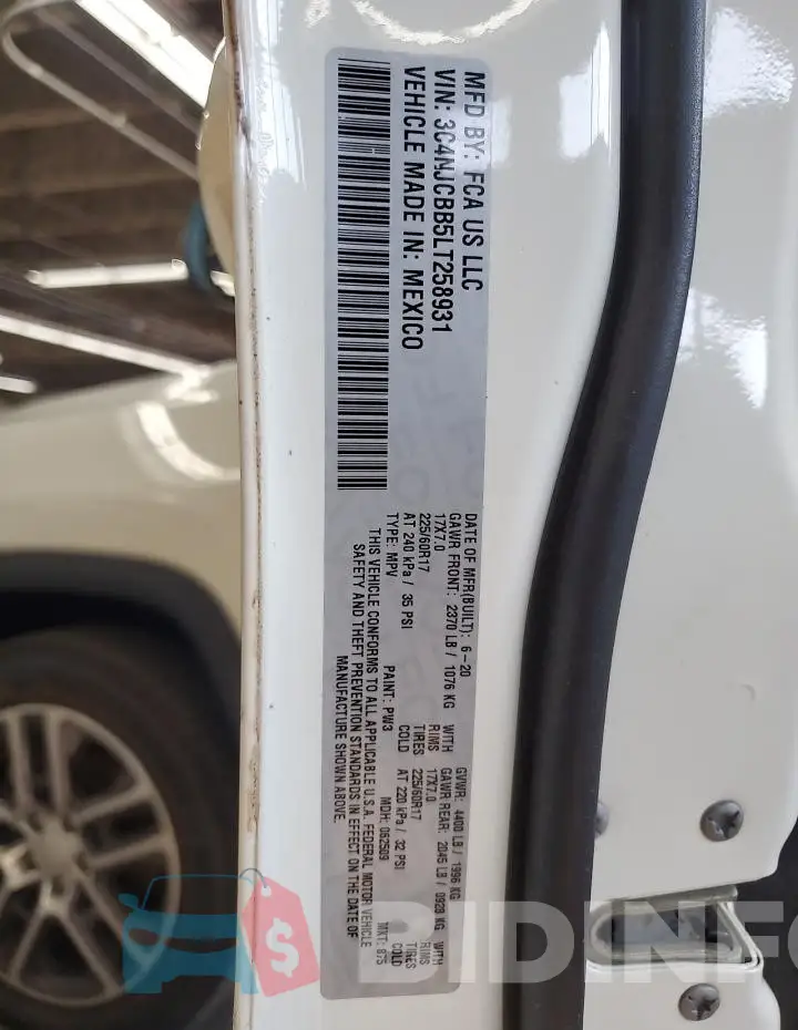 3C4NJCBB5LT258931 Photo# 13