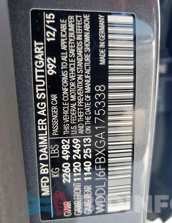 WDDLJ6FBXGA175338 Photo# 12