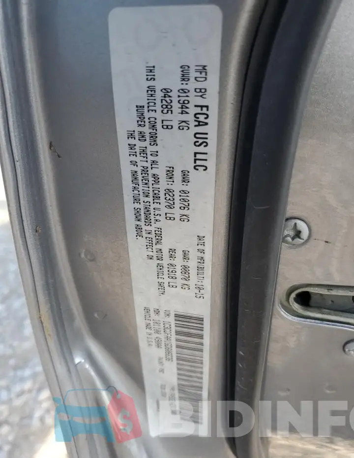 1C3CDFAA1GD606636 Photo# 12