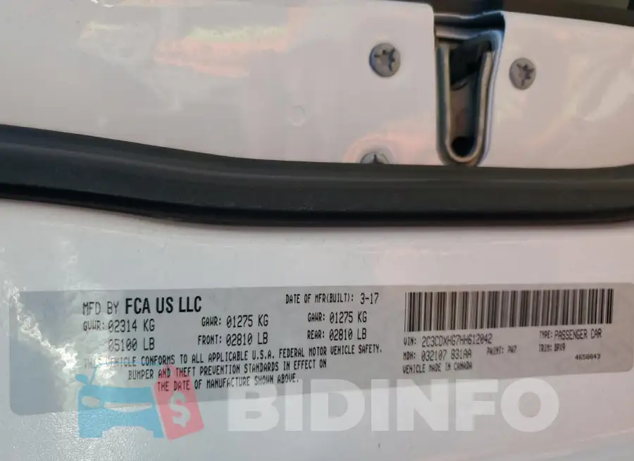 2C3CDXHG7HH612042 Photo# 12