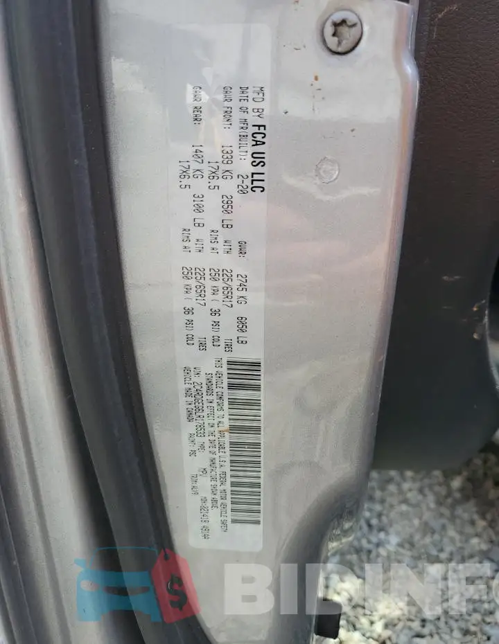 2C4RDGEG6LR178533 Photo# 14