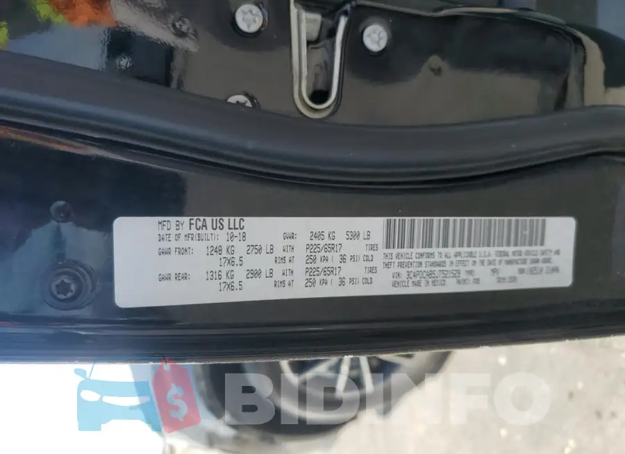 3C4PDCAB5JT521529 Photo# 13