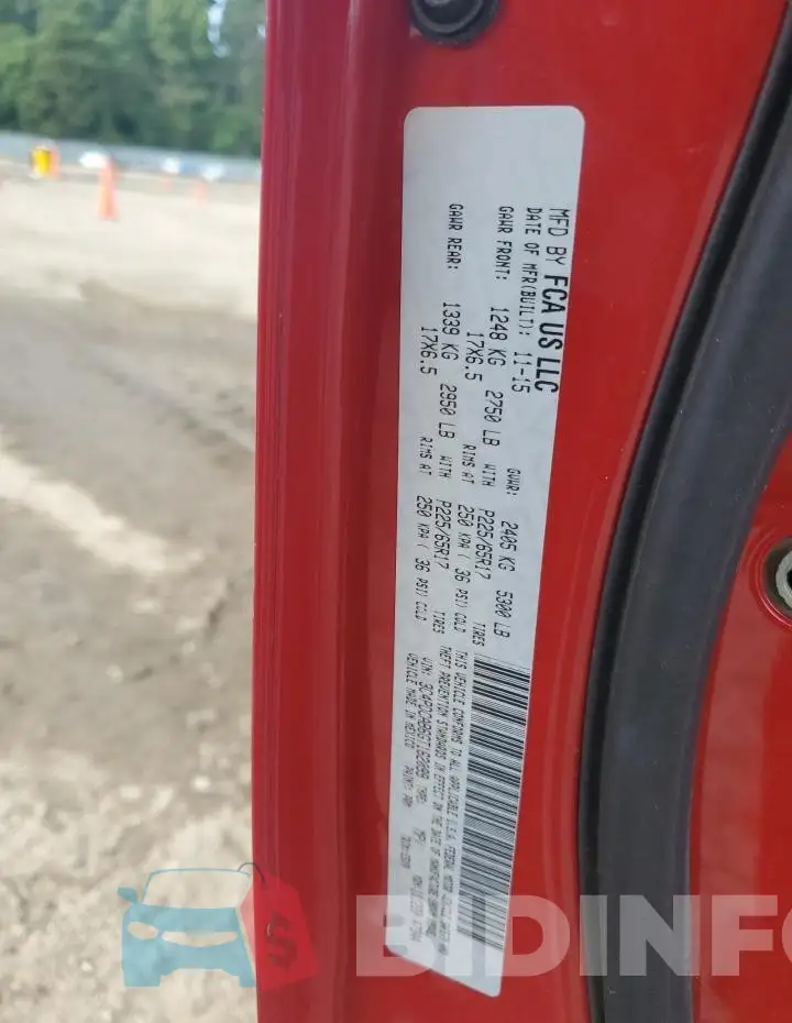 3C4PDCAB6GT162099 Photo# 13
