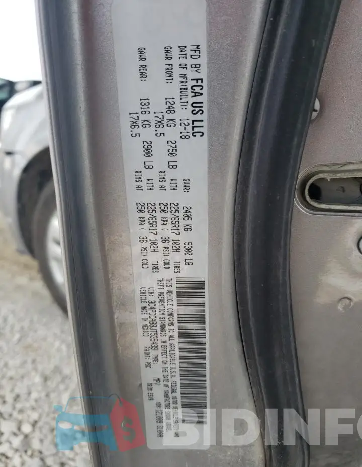 3C4PDCAB8JT535439 Photo# 13
