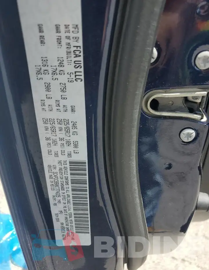 3C4PDCBB0KT774225 Photo# 12