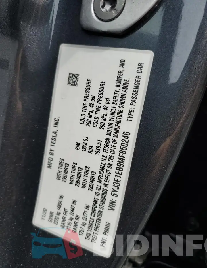5YJ3E1EB9MF850246 Photo# 12