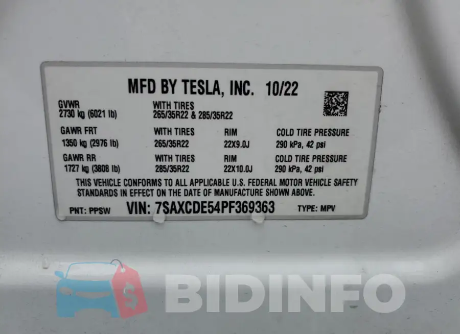 7SAXCDE54PF369363 Photo# 14