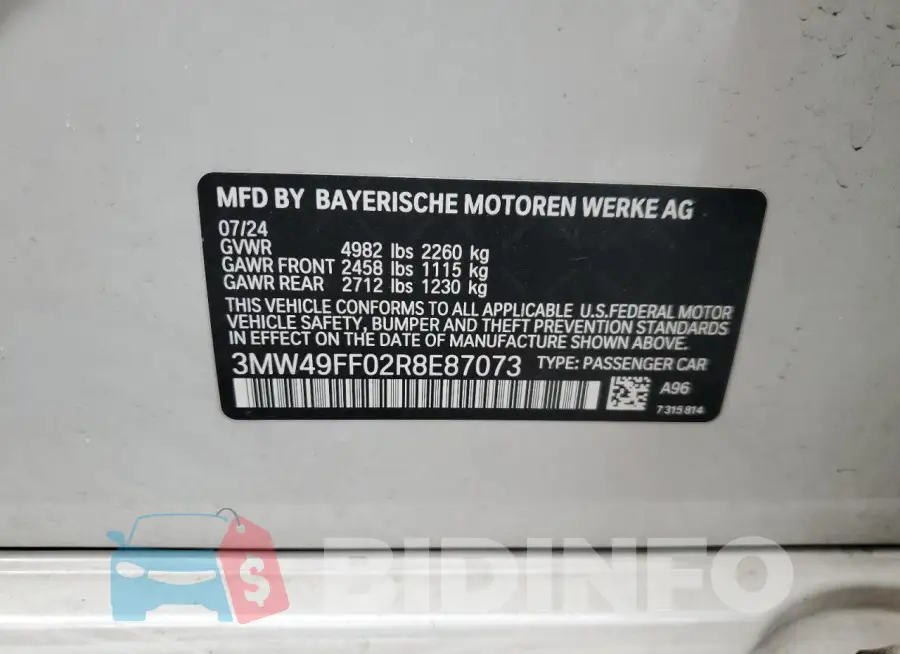 3MW49FF02R8E87073 Photo# 12