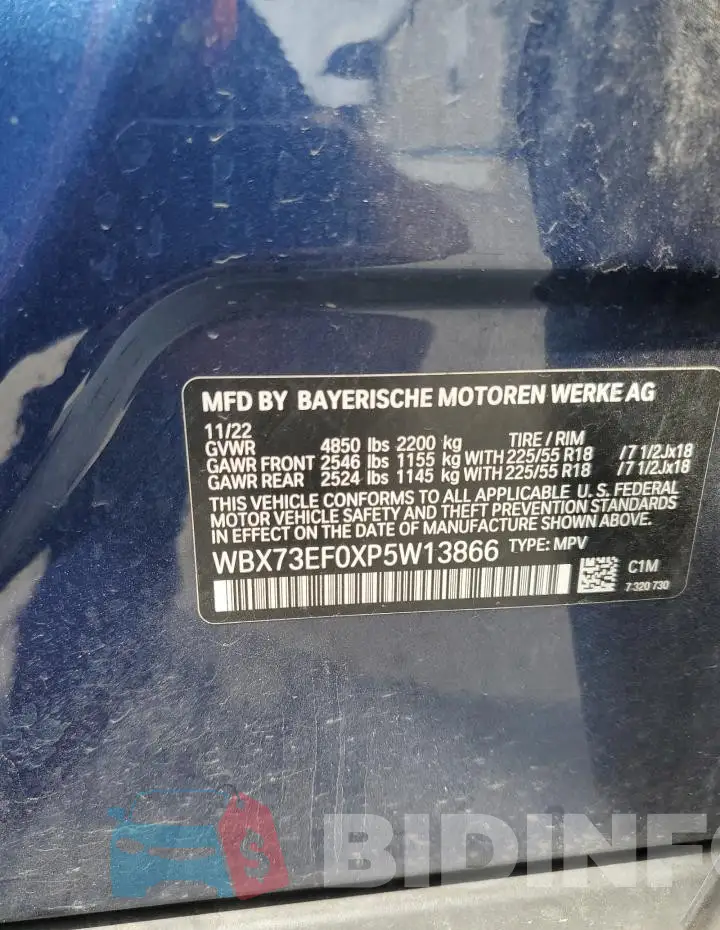 WBX73EF0XP5W13866 Photo# 13