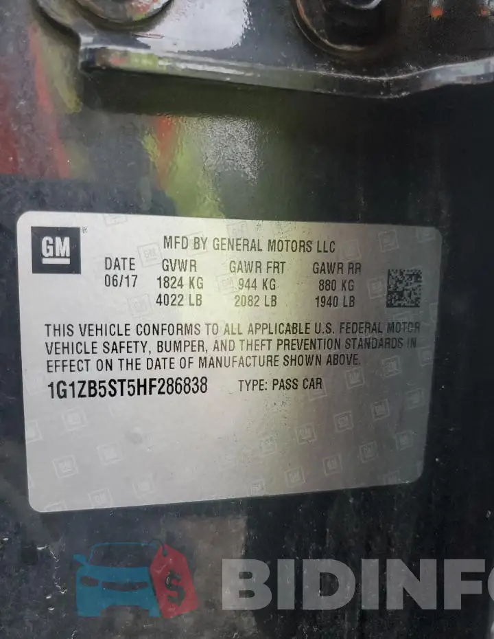 1G1ZB5ST5HF286838 Photo# 12