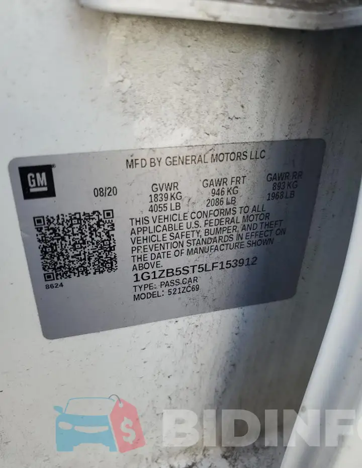 1G1ZB5ST5LF153912 Photo# 12