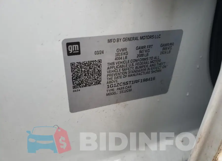 1G1ZC5ST1RF198416 Photo# 12