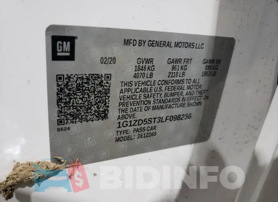 1G1ZD5ST3LF098256 Photo# 12