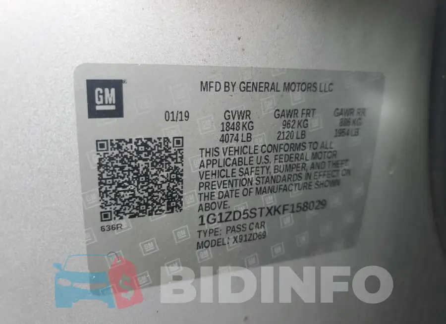 1G1ZD5STXKF158029 Photo# 12