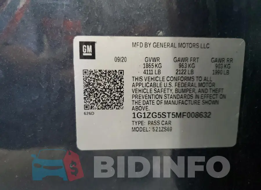1G1ZG5ST5MF008632 Photo# 12