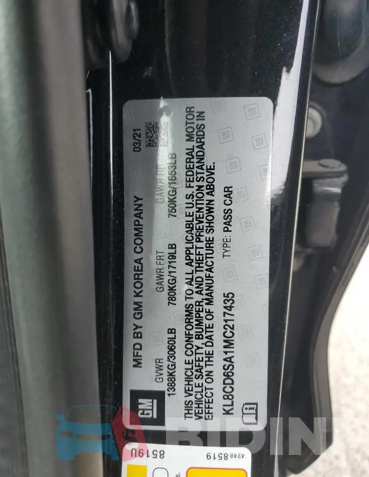 KL8CD6SA1MC217435 Photo# 12