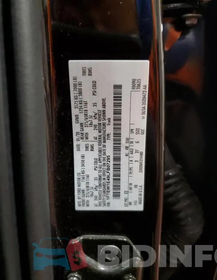 1FTEW1E49LFB07295 Photo# 12