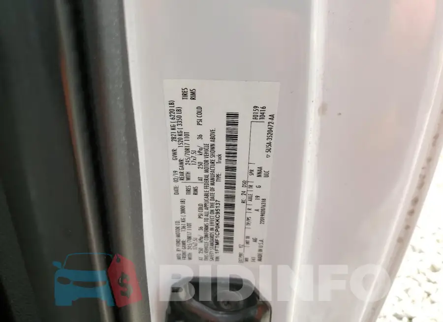 1FTMF1CP0KKC95137 Photo# 12