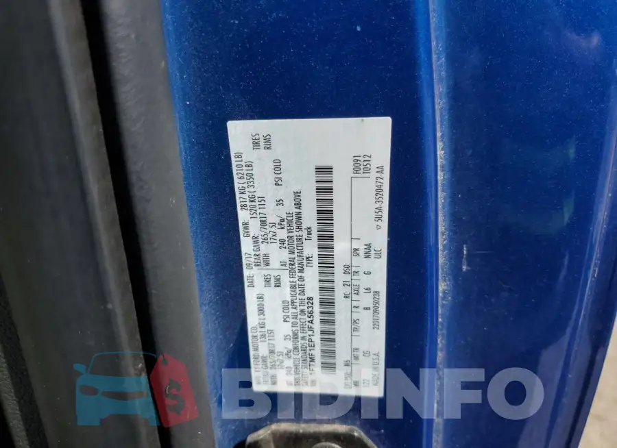 1FTMF1EP1JFA56328 Photo# 13