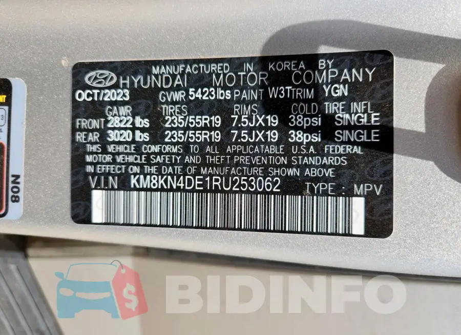 KM8KN4DE1RU253062 Photo# 13