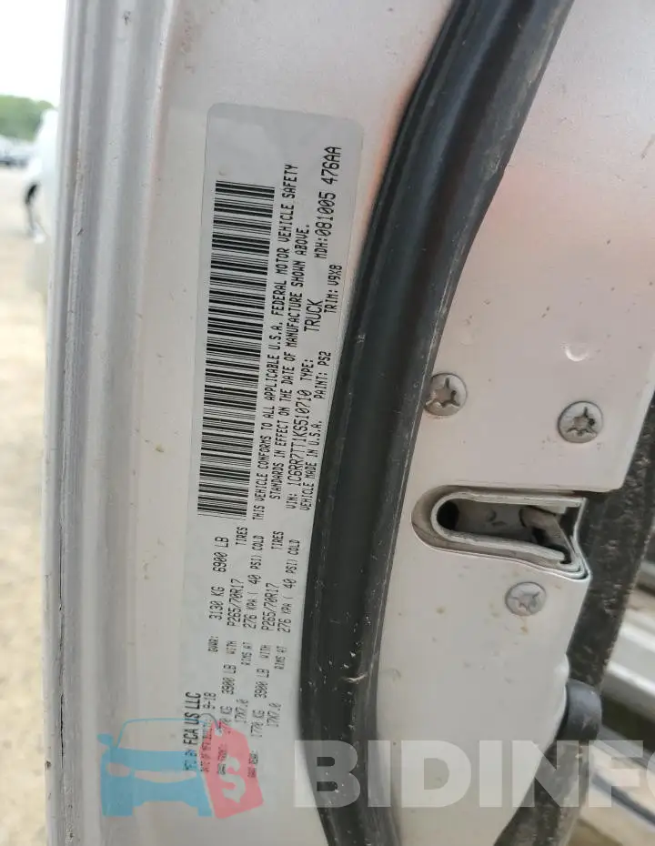 1C6RR7TT1KS510710 Photo# 12