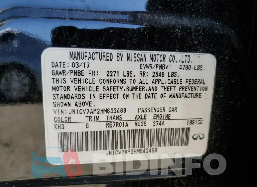 JN1CV7AP2HM642469 Photo# 12