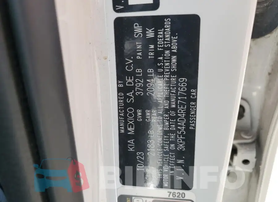 3KPF54AD4RE717669 Photo# 13