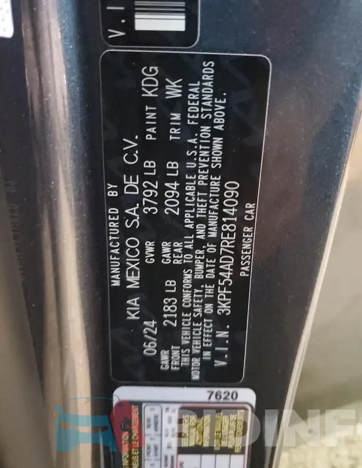 3KPF54AD7RE814090 Photo# 12