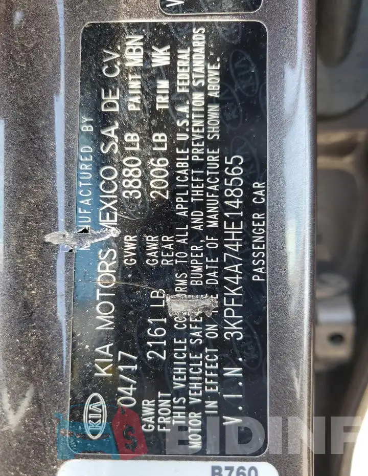 3KPFK4A74HE148565 Photo# 12