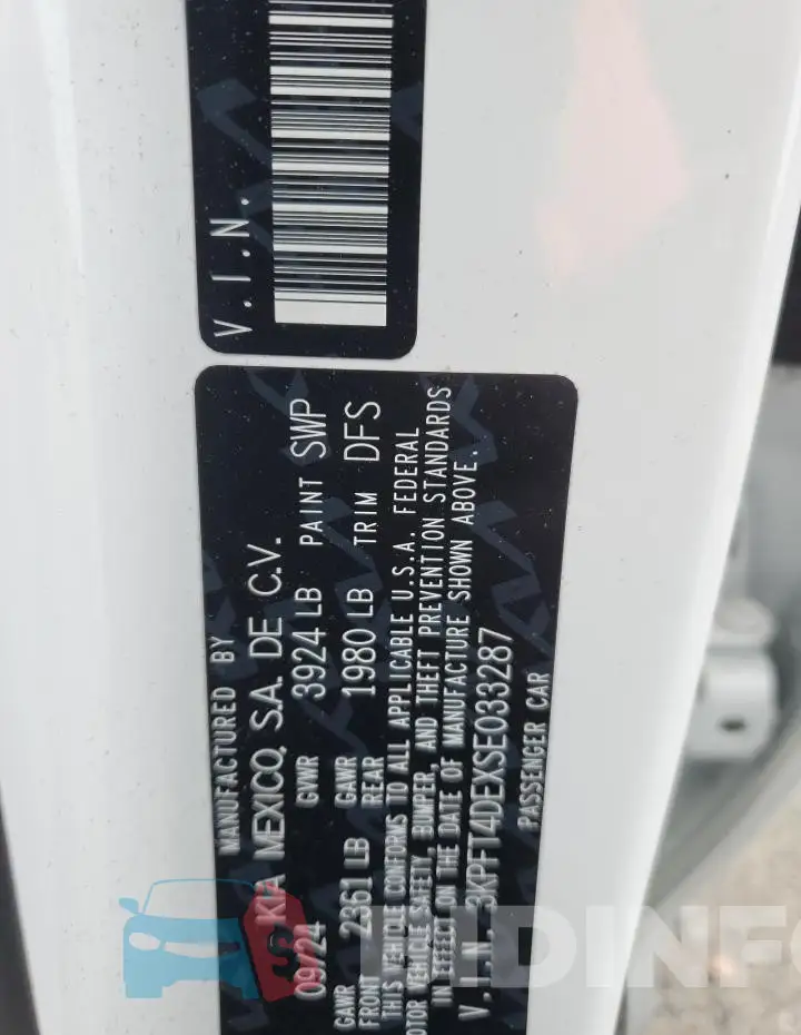 3KPFT4DEXSE033287 Photo# 12