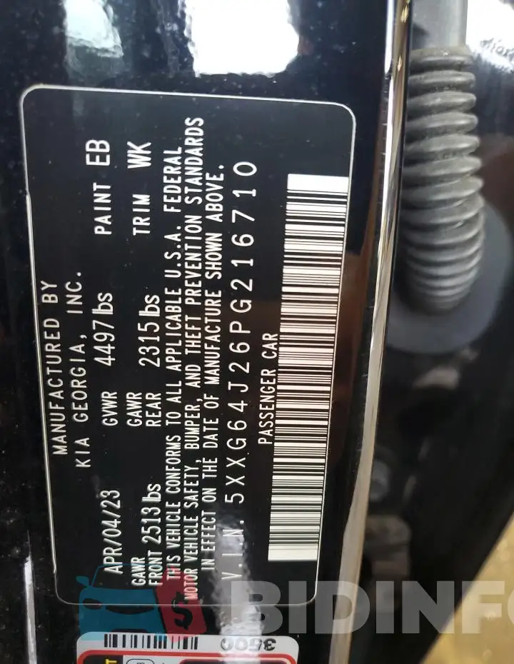 5XXG64J26PG216710 Photo# 13
