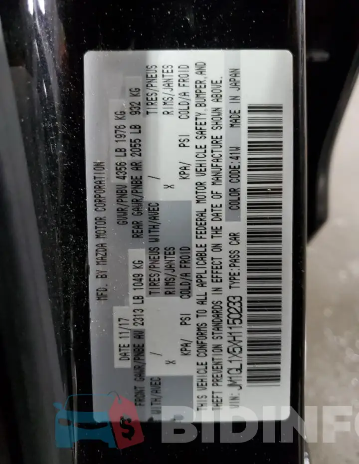 JM1GL1X5XH1150233 Photo# 12