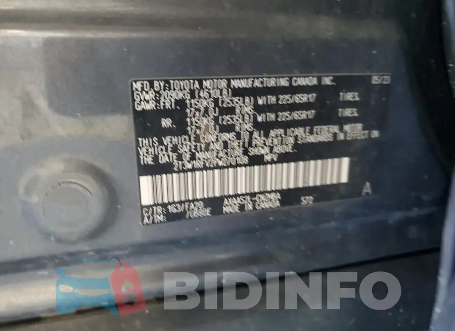 2T3W1RFV2PW270108 Photo# 13