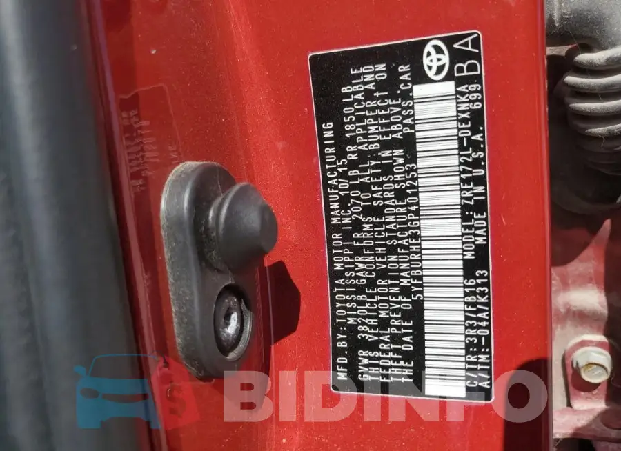 5YFBURHE3GP401253 Photo# 12