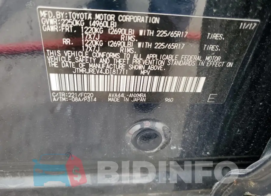JTMRJREV4JD181711 Photo# 13