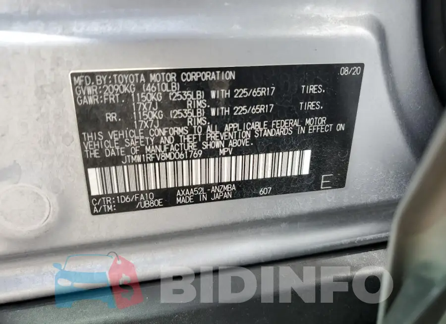 JTMW1RFV8MD061769 Photo# 13