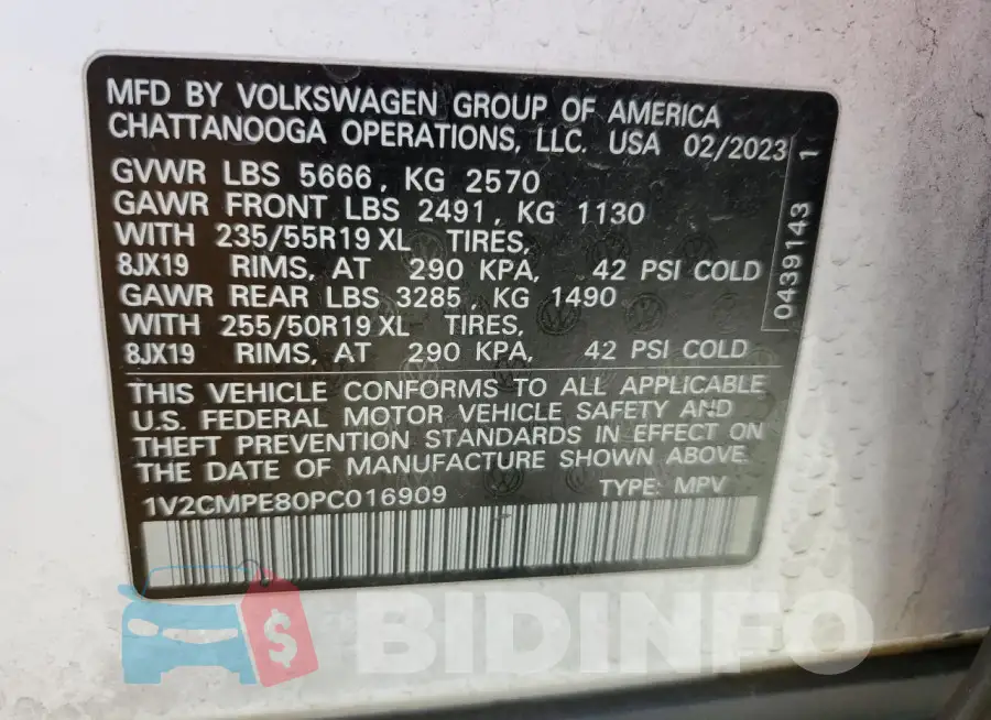 1V2CMPE80PC016909 Photo# 13