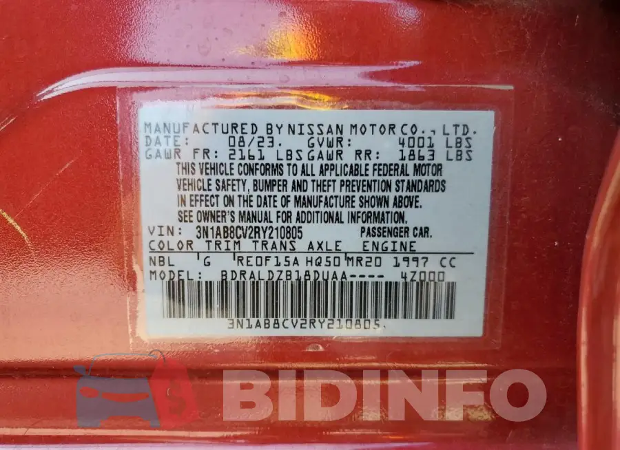 3N1AB8CV2RY210805 Photo# 12