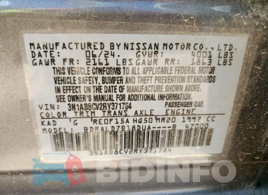 3N1AB8CV2RY371784 Photo# 12