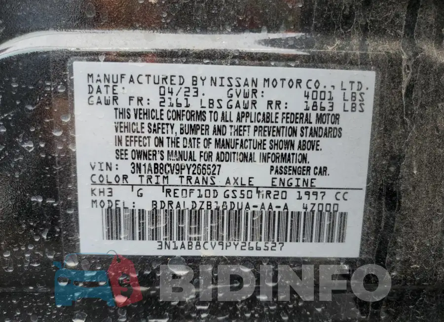 3N1AB8CV9PY266527 Photo# 12