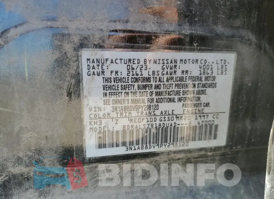 3N1AB8DV9PY298120 Photo# 12