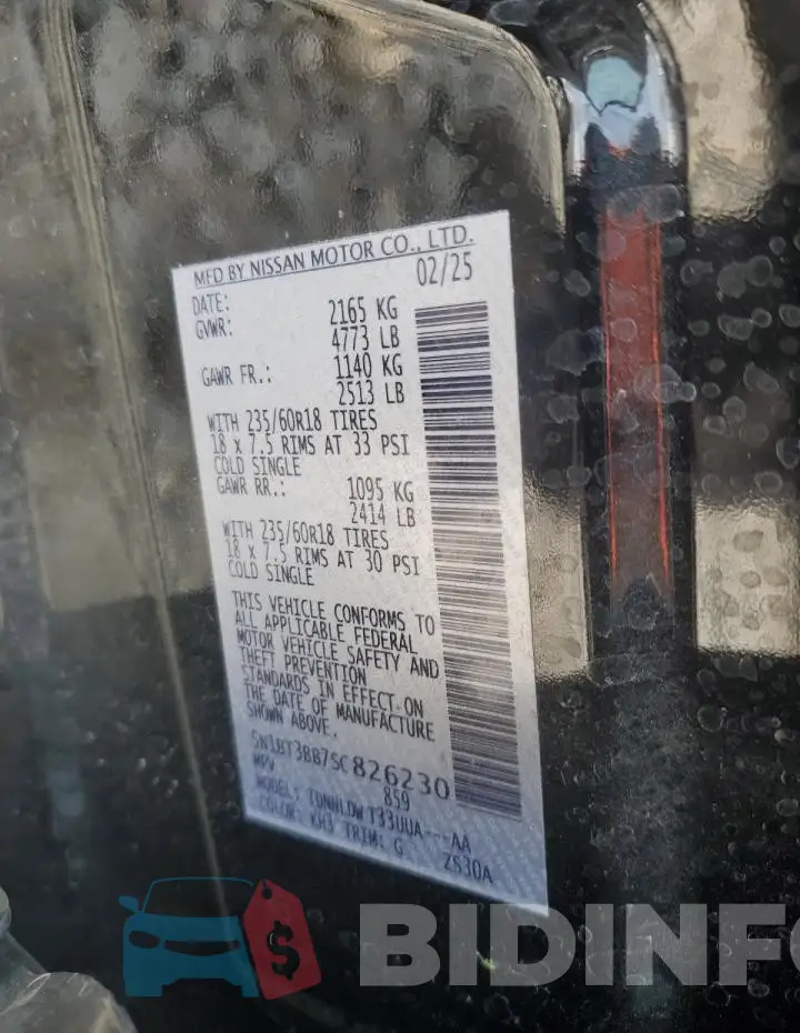 5N1BT3BB7SC826230 Photo# 14