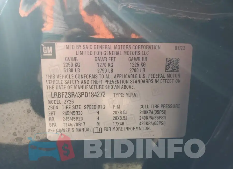 LRBFZSR43PD184272 Photo# 13