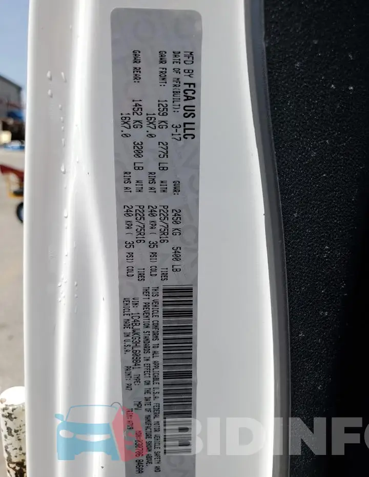 1C4BJWKG3HL609841 Photo# 14