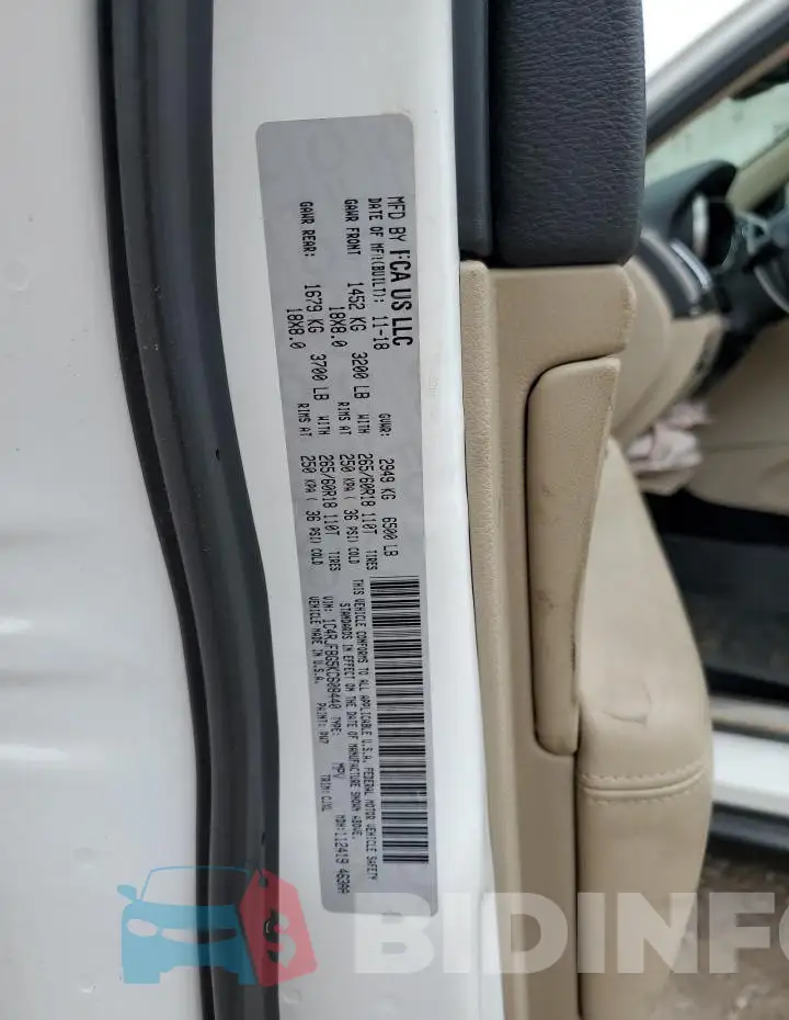 1C4RJFBG5KC608440 Photo# 13