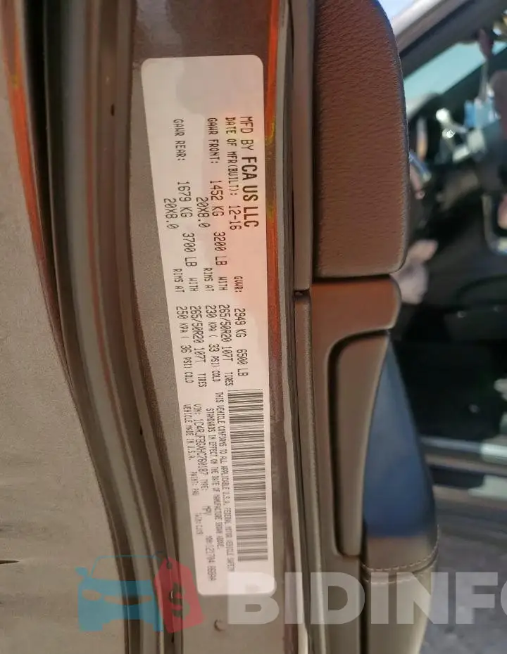 1C4RJFBGXHC760187 Photo# 13