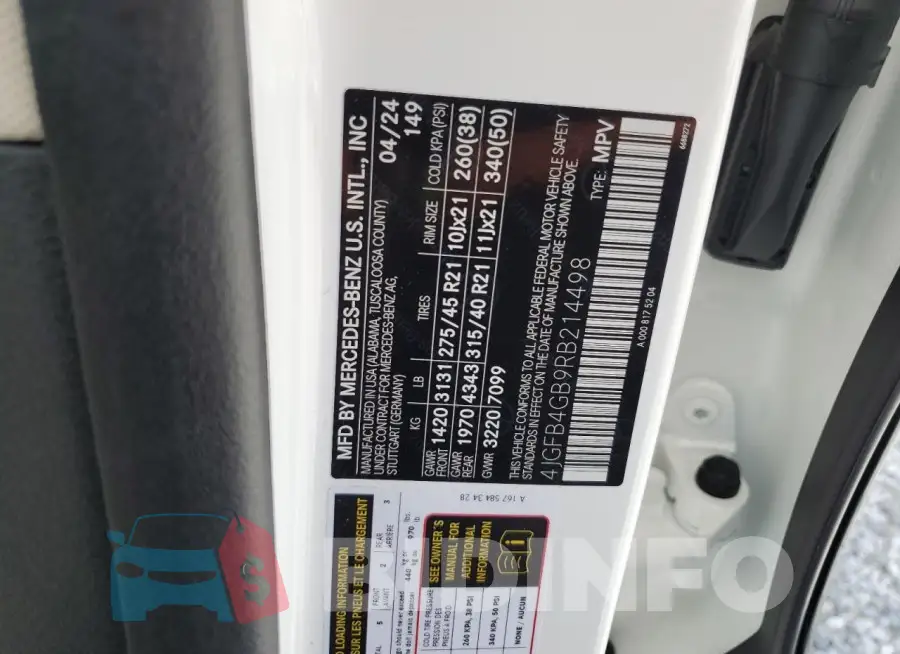 4JGFB4GB9RB214498 Photo# 13